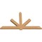 Ekena Millwork Kennewick Timber Gable Bracket, Western Red Cedar, 84"W x 49"H x 3 1/2"D x 5 1/2"F, 14/12 Pitch GBW084X49X0406KEN00SWR - alternate 2